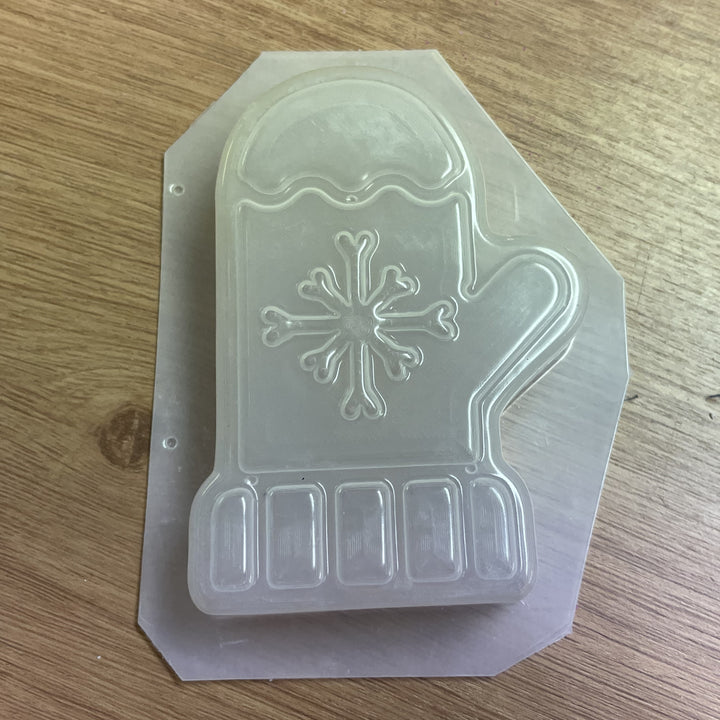 xmas glove Shaped Mould. Perfect for Bath Bomb, Soap, Chocolate, Resin, Plaster ETC.