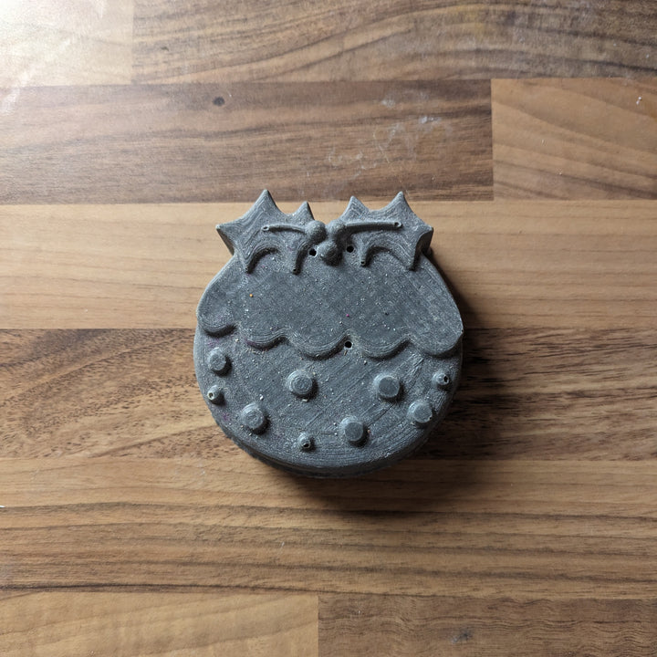 Christmas Pudding Shaped Mould. Perfect for Bath Bomb, Soap, Chocolate, Resin, Plaster ETC.